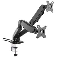 Dual Monitor Arm, Black