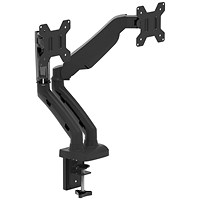 Dual Quick Release Monitor Arm, Black