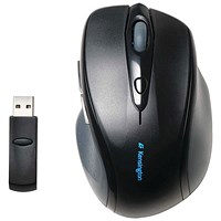 Kensington Pro Fit Full-Size Mouse, Wireless, Black Kensington Pro Fit Full-Size Mouse, Wireless, Black