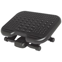 Kensington SoleMassage Footrest, Gentle Rocking Mechanism, Black