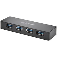 Kensington USB 3.0 Hub, 4 Port with charging