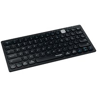 Kensington Multi Device Dual Compact Keyboard, Wireless, Black