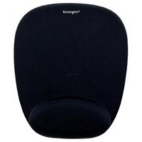 Kensington Foam Mouse Mat, With Wrist Rest, Black