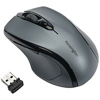 Kensington Pro Fit Mid-Size Mouse, Wireless, Grey