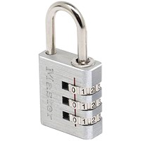 Master Lock Aluminium Combination Padlock, 30mm
