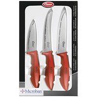 Clauss 3 Piece Paring Vegetable and Utility Kitchen Knife Set