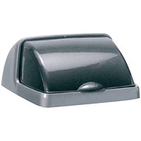 Addis 25 Litre Rolltop Bin Lid Metallic