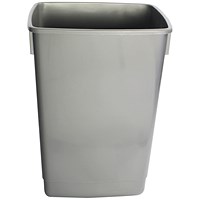 Addis Grey 60 Litre Recycling Bin Kit Base Metallic (Pack of 3)