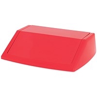 Addis 60 Litre Fliptop Bin Lid, Red