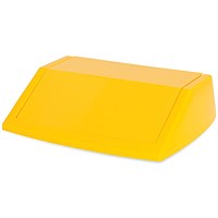 Addis 60 Litre Fliptop Bin Lid Yellow