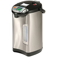 Addis Thermo Pot, 5 Litre, Steel and Black