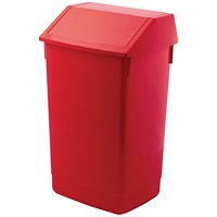 Addis Fliptop Bin, 60 Litre, Red