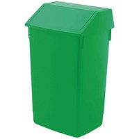 Addis Fliptop Bin, 60 Litre, Green