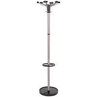 Alba Sevilla Coat Stand - Chrome and Black