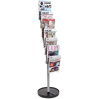 Alba Floor-Standing 7-Pocket Literature/Magazine Display Alba Floor-Standing 7-Pocket Literature/Magazine Display