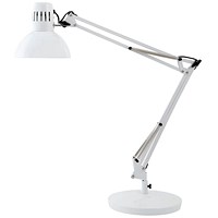 Alba White Architect Desk Lamp ARCHI BC