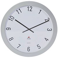 Alba Giant Wall Clock60cm ABS Glass/Grey Metal Horgiant