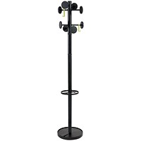 Alba Stan Coat Stand - Black