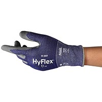 Ansell Hyflex 11-561 Gloves, Medium, Pack of 12