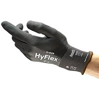 Ansell Hyflex 11-849 Gloves, Large, Pack of 12
