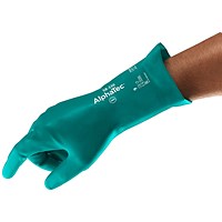 Ansell Alphatec 58-330 Glove Green, Large, Pack of 12