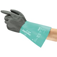 Ansell Alphatec 58-53W Gloves, Size 08 Medium