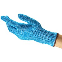 Ansell Hyflex 74-500 Gloves, Blue, Large, Pack of 12