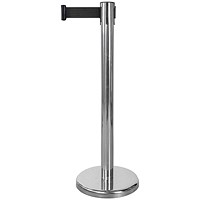 Stewart Superior Economy Flexi Barrier Stand and Base Chrome