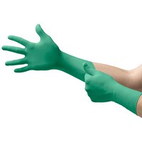 Ansell Touch N Tuff 92-605 Pf Nitrile Extended Cuff Gloves, XL, Pack of 1000