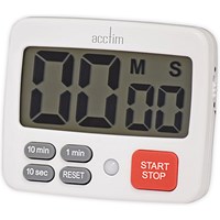Acctim Easy LCD Timer with Digital Countdown White