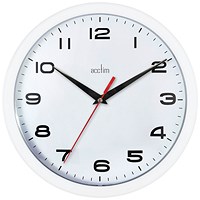 Acctim Aylesbury Wall Clock White