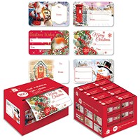Giftmaker Christmas Sticky Tags x150 Pack of 24