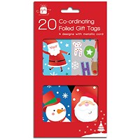 Giftmaker Santa/Friends Coordindated Tags x20 Pack of 25