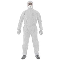 Microgard 1500 Plus Coverall, White, Medium