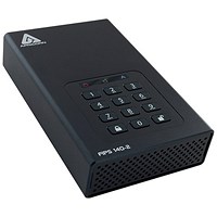 Apricorn Aegis Padlock DT 256-Bit AES-XTS Encryption External Hard Drive, 4TB