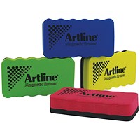Artline Smiley Whiteboard Eraser, Assorted, Pack of 4