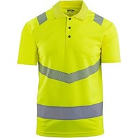 Arco Responsible Yellow Hi-Vis Polo Shirt XL