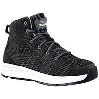 Trojan Nyx Women's Black/Grey S1P Safety Hiker Boots, Black, 5