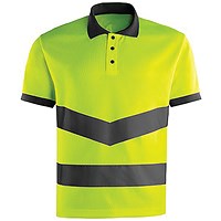 Arco Hi-Vis Polo Shirt, Yellow, Small