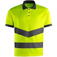 Arco Hi-Vis Polo Shirt, Yellow, Large