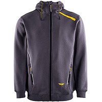 Trojan Men's Hoodie, Grey, Small