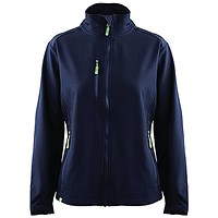 Arco Responsible Women's Navy Softshell Jacket 12