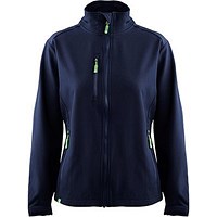 Arco Responsible Women's Navy Softshell Jacket 14