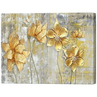 Yellow Flowers Beauty Canvas Print, 508x812mm