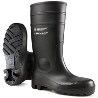 Dunlop Aston Safety Wellington Boots, Black, 10.5 Dunlop Aston Safety Wellington Boots, Black, 10.5