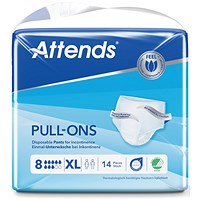 Attends Pull-Ons Incontinence Pants Size 8XL x4 Pack of 14