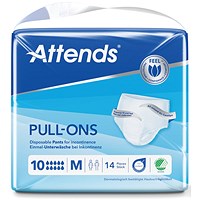Attends Pull-Ons Incontinence Pants Size 10M x4 Pack of 14
