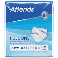 Attends Pull-Ons Incontinence Pants Size 6XXL x4 Pack of 10
