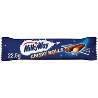 Milky Way Milk Chocolate Crispy Rolls, 22.5g, Pack of 24