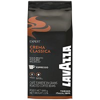 Lavazza Expert Crema Classica Roasted Coffee Beans, 1kg